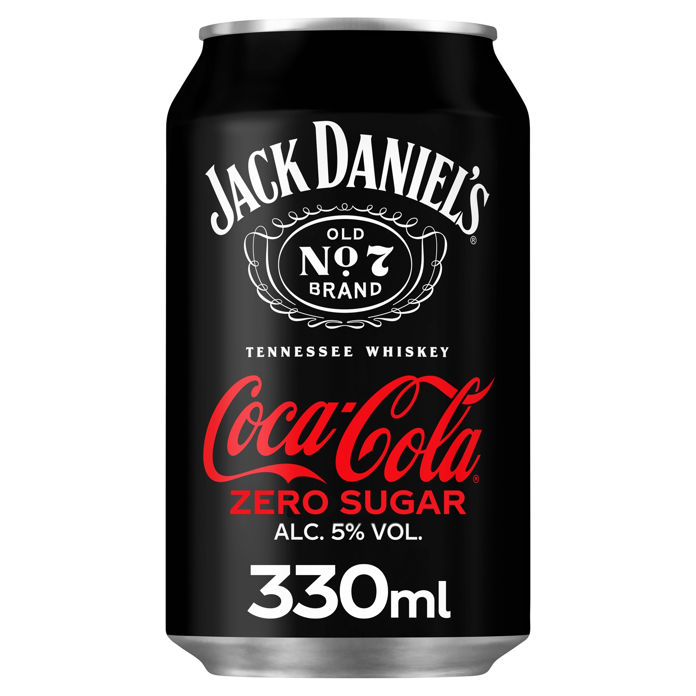 Jack Daniels and Coke Zero Can